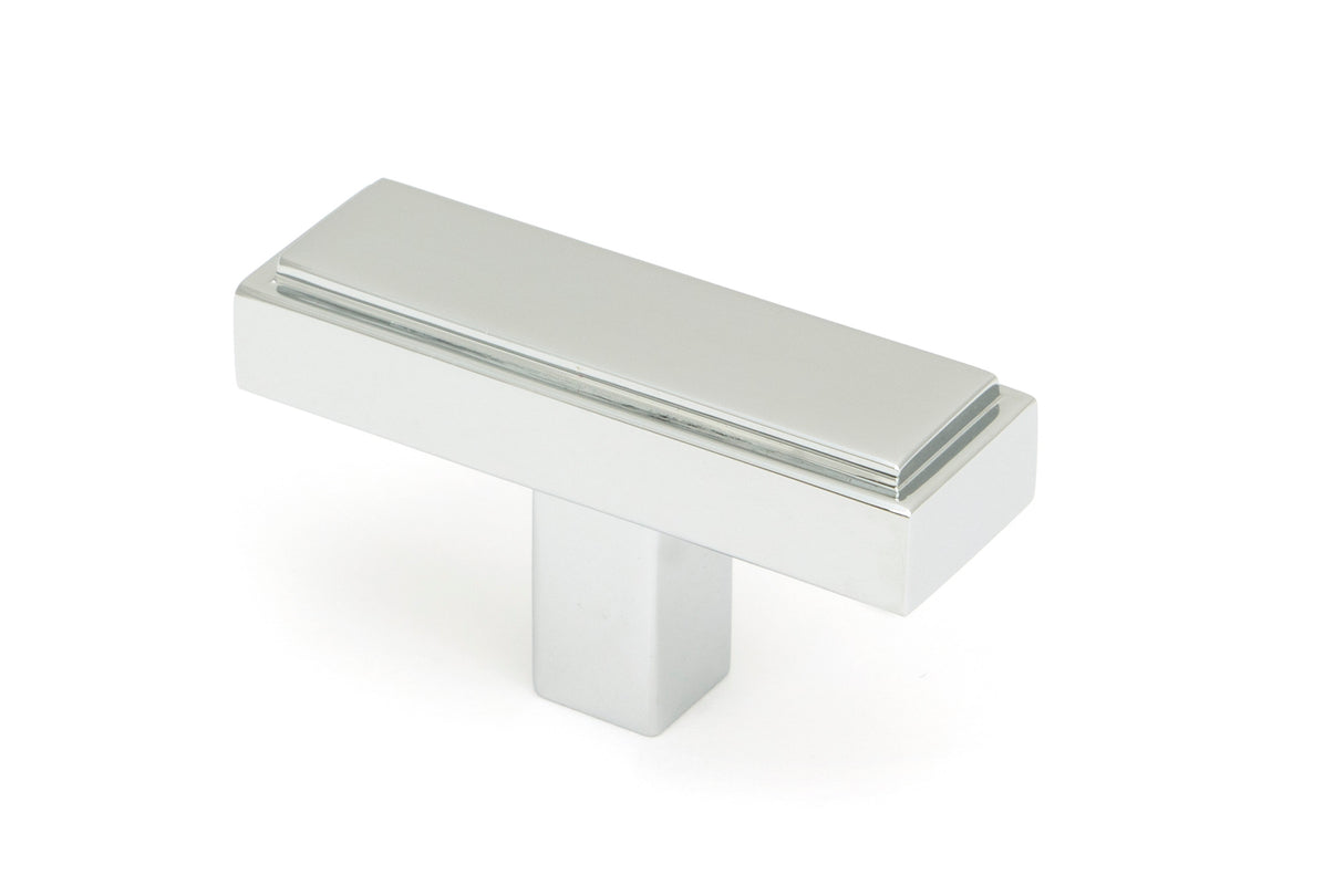 From The Anvil - Polished Chrome Scully T-Bar | Sku. 50532 | Trade Door Handles.