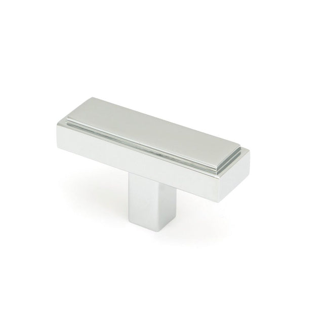 From The Anvil - Polished Chrome Scully T-Bar | Sku. 50532 | Trade Door Handles.
