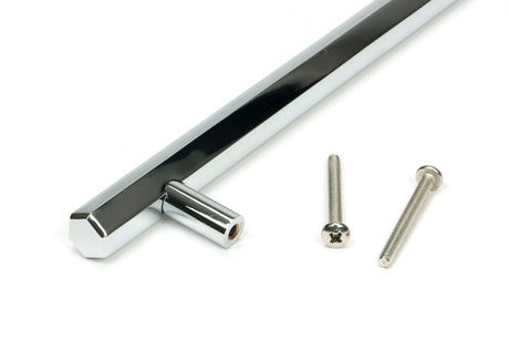 From The Anvil - Polished Chrome Kahlo Pull Handle - Small | Sku. 50537 | Trade Door Handles.