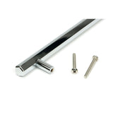 From The Anvil - Polished Chrome Kahlo Pull Handle - Medium | Sku. 50538 | Trade Door Handles.