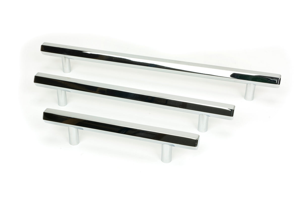 From The Anvil - Polished Chrome Kahlo Pull Handle - Large | Sku. 50539 | Trade Door Handles.