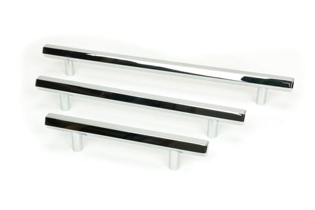 From The Anvil - Polished Chrome Kahlo Pull Handle - Large | Sku. 50539 | Trade Door Handles.