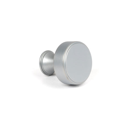 From The Anvil - Satin Chrome Scully Cabinet Knob - 25mm | Sku. 50540 | Trade Door Handles.