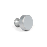 From The Anvil - Satin Chrome Scully Cabinet Knob - 25mm | Sku. 50540 | Trade Door Handles.