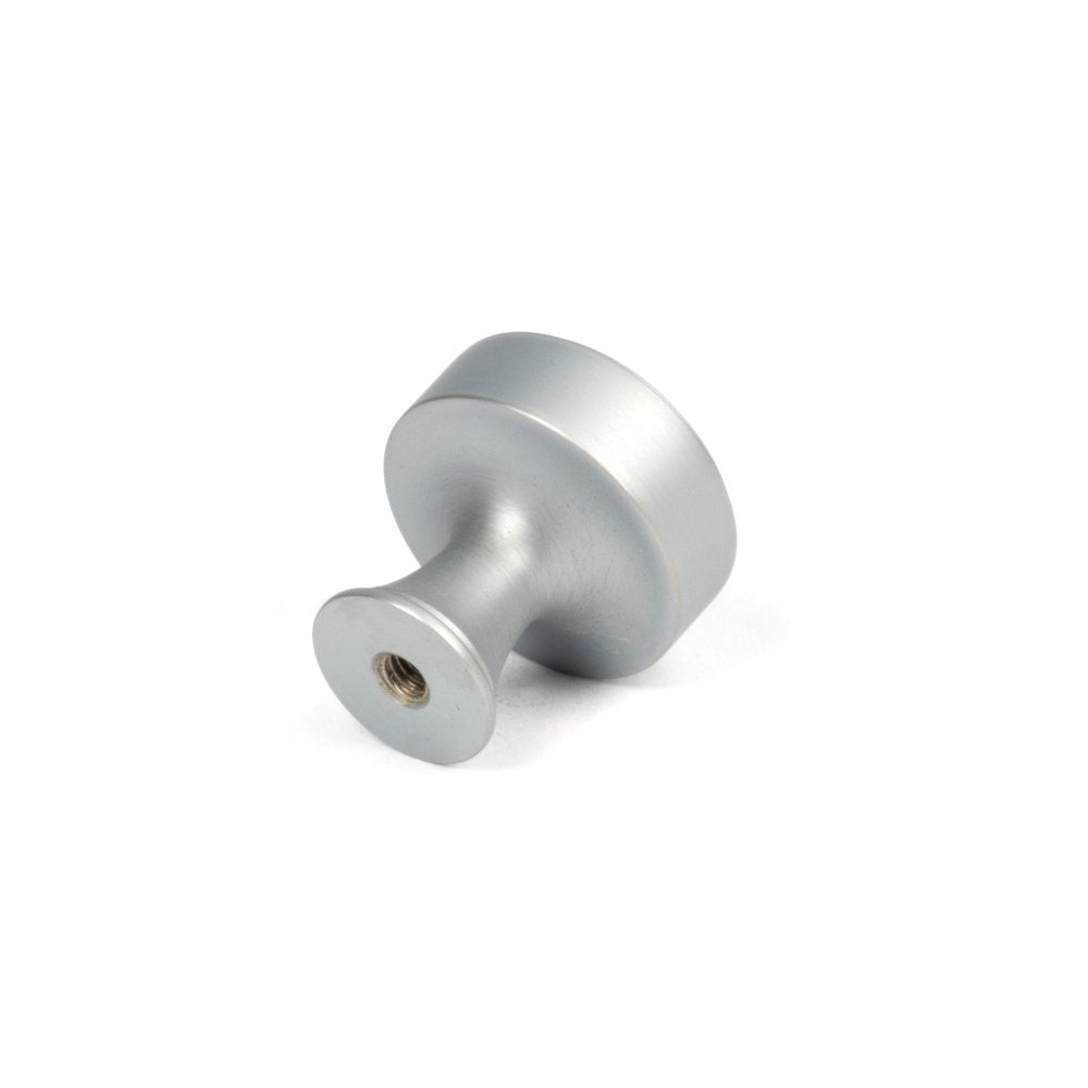 From The Anvil - Satin Chrome Scully Cabinet Knob - 25mm | Sku. 50540 | Trade Door Handles.