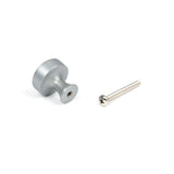 From The Anvil - Satin Chrome Scully Cabinet Knob - 25mm | Sku. 50540 | Trade Door Handles.