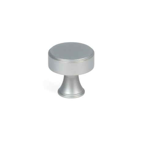 From The Anvil - Satin Chrome Scully Cabinet Knob - 25mm | Sku. 50540 | Trade Door Handles.