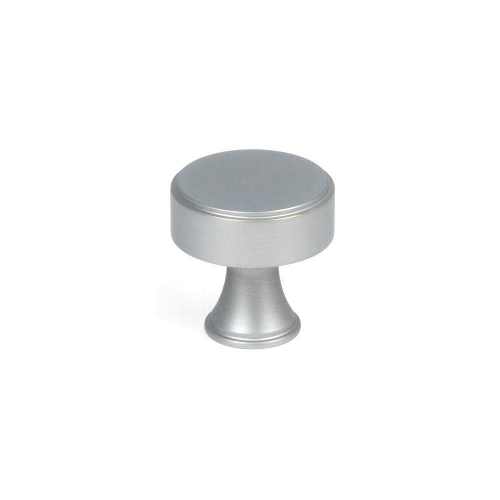From The Anvil - Satin Chrome Scully Cabinet Knob - 25mm | Sku. 50540 | Trade Door Handles.