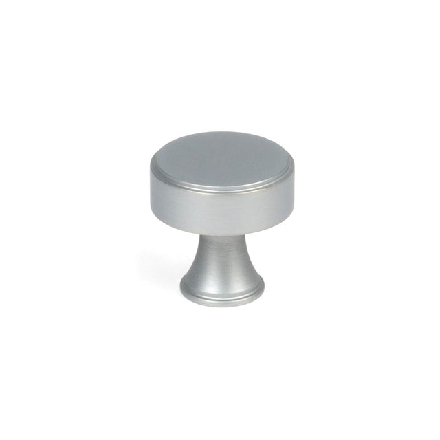From The Anvil - Satin Chrome Scully Cabinet Knob - 25mm | Sku. 50540 | Trade Door Handles.