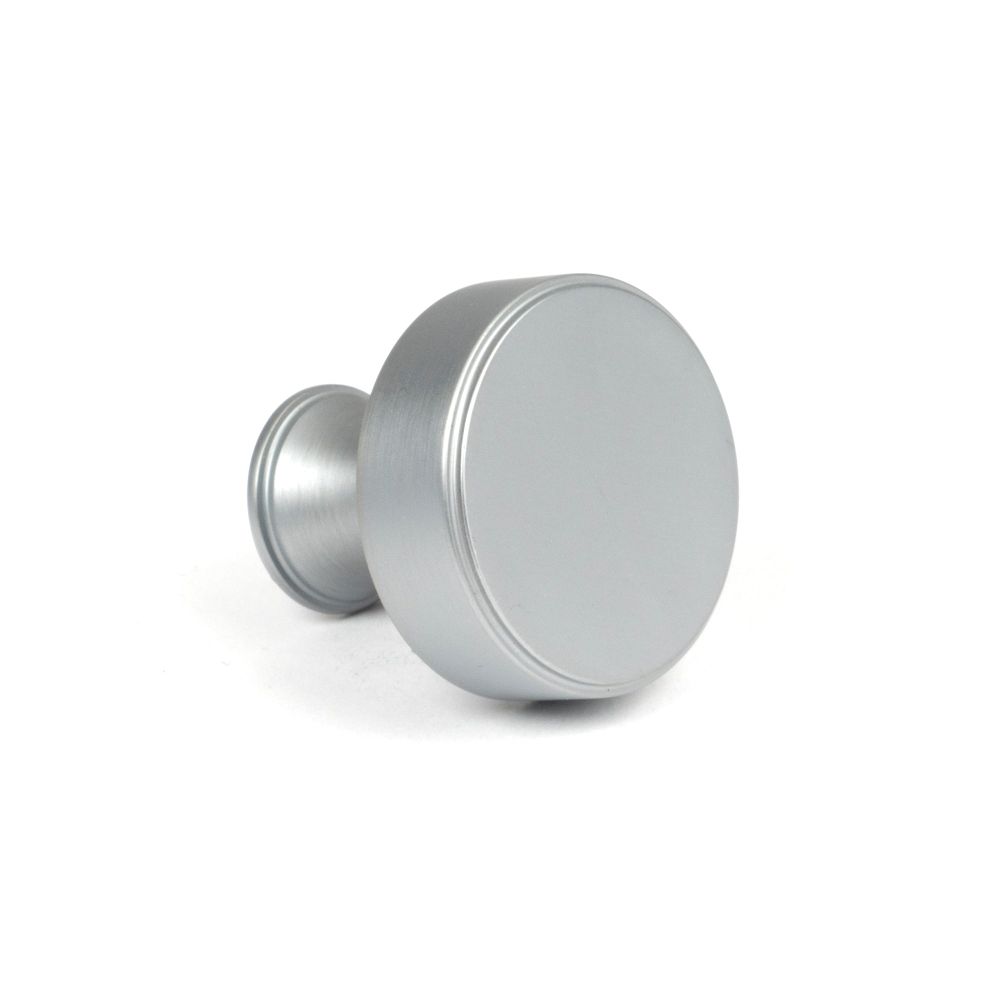 From The Anvil - Satin Chrome Scully Cabinet Knob - 32mm | Sku. 50541 | Trade Door Handles.