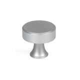 From The Anvil - Satin Chrome Scully Cabinet Knob - 32mm | Sku. 50541 | Trade Door Handles.