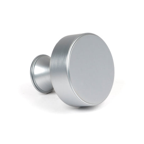 From The Anvil - Satin Chrome Scully Cabinet Knob - 38mm | Sku. 50542 | Trade Door Handles.
