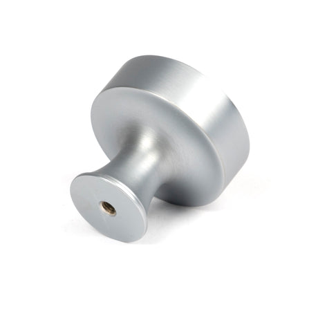 From The Anvil - Satin Chrome Scully Cabinet Knob - 38mm | Sku. 50542 | Trade Door Handles.