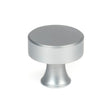 From The Anvil - Satin Chrome Scully Cabinet Knob - 38mm | Sku. 50542 | Trade Door Handles.