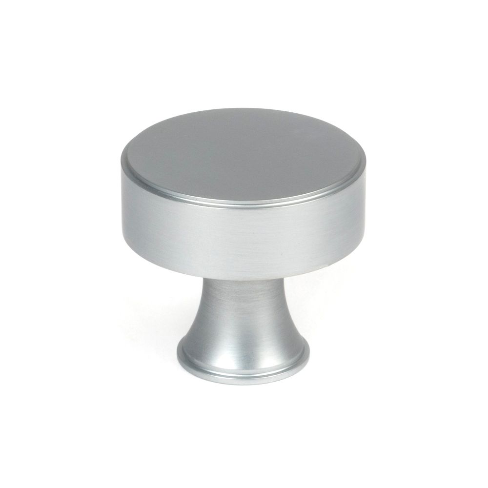 From The Anvil - Satin Chrome Scully Cabinet Knob - 38mm | Sku. 50542 | Trade Door Handles.