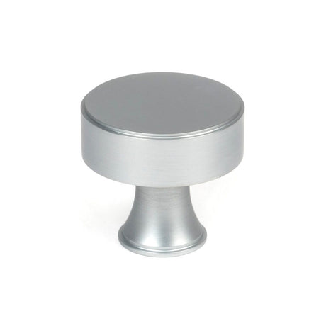 From The Anvil - Satin Chrome Scully Cabinet Knob - 38mm | Sku. 50542 | Trade Door Handles.