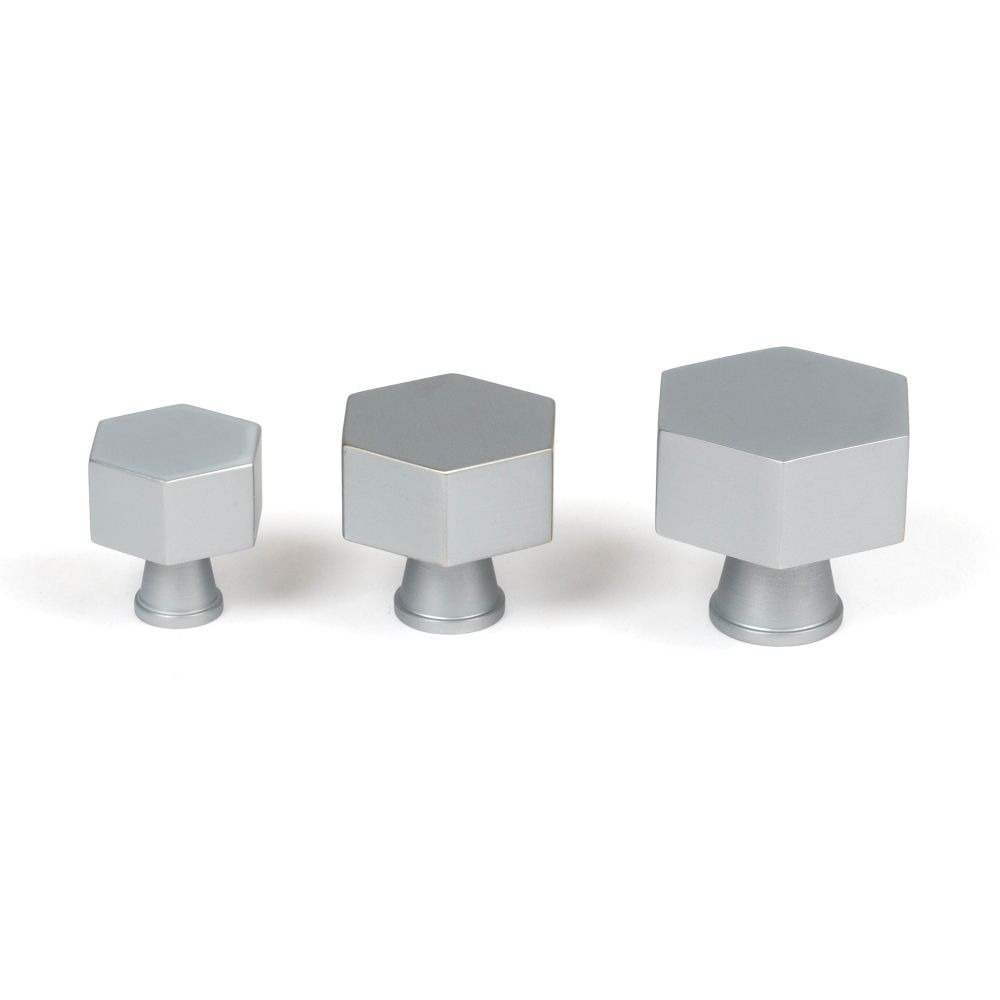 From The Anvil - Satin Chrome Kahlo Cabinet Knob - 32mm | Sku. 50544 | Trade Door Handles.