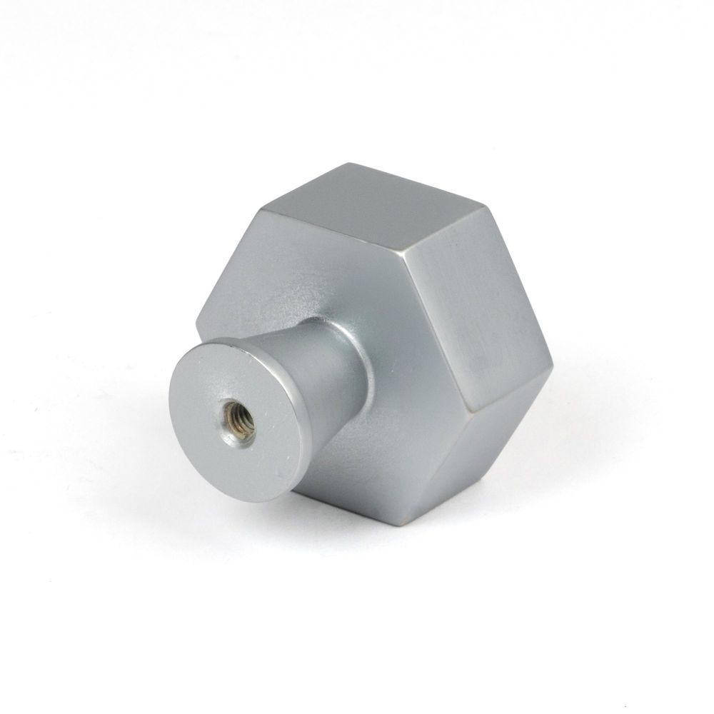 From The Anvil - Satin Chrome Kahlo Cabinet Knob - 38mm | Sku. 50545 | Trade Door Handles.