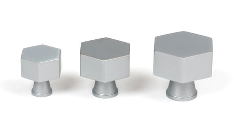 From The Anvil - Satin Chrome Kahlo Cabinet Knob - 38mm | Sku. 50545 | Trade Door Handles.