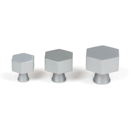 From The Anvil - Satin Chrome Kahlo Cabinet Knob - 38mm | Sku. 50545 | Trade Door Handles.