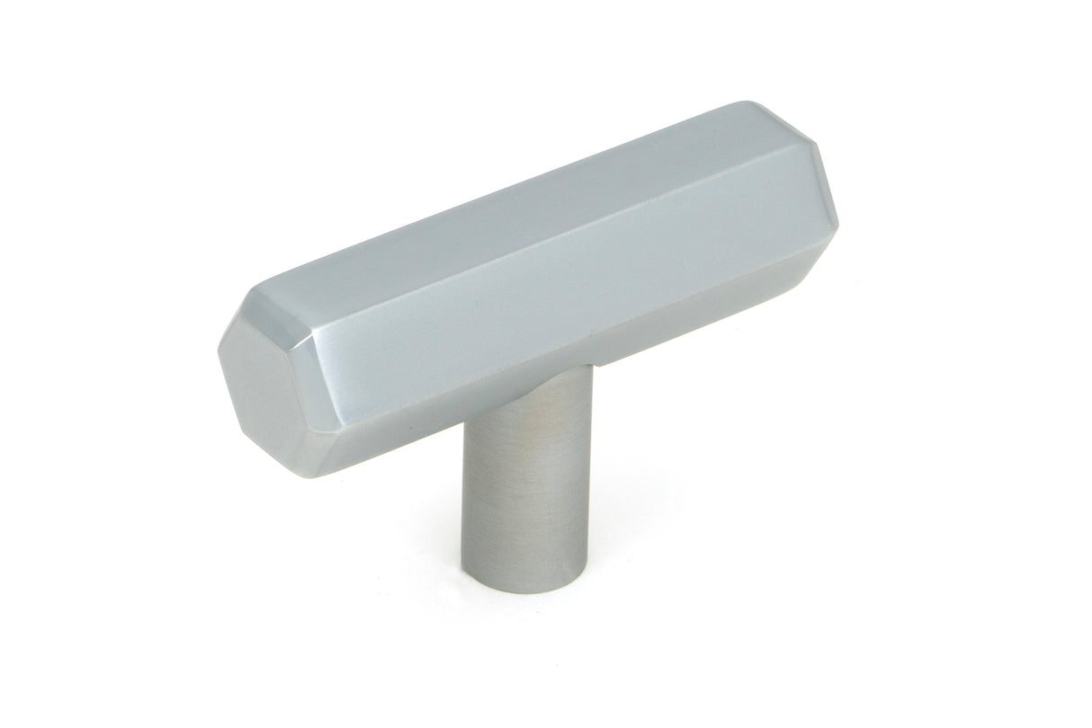 From The Anvil - Satin Chrome Kahlo T-Bar | Sku. 50547 | Trade Door Handles.