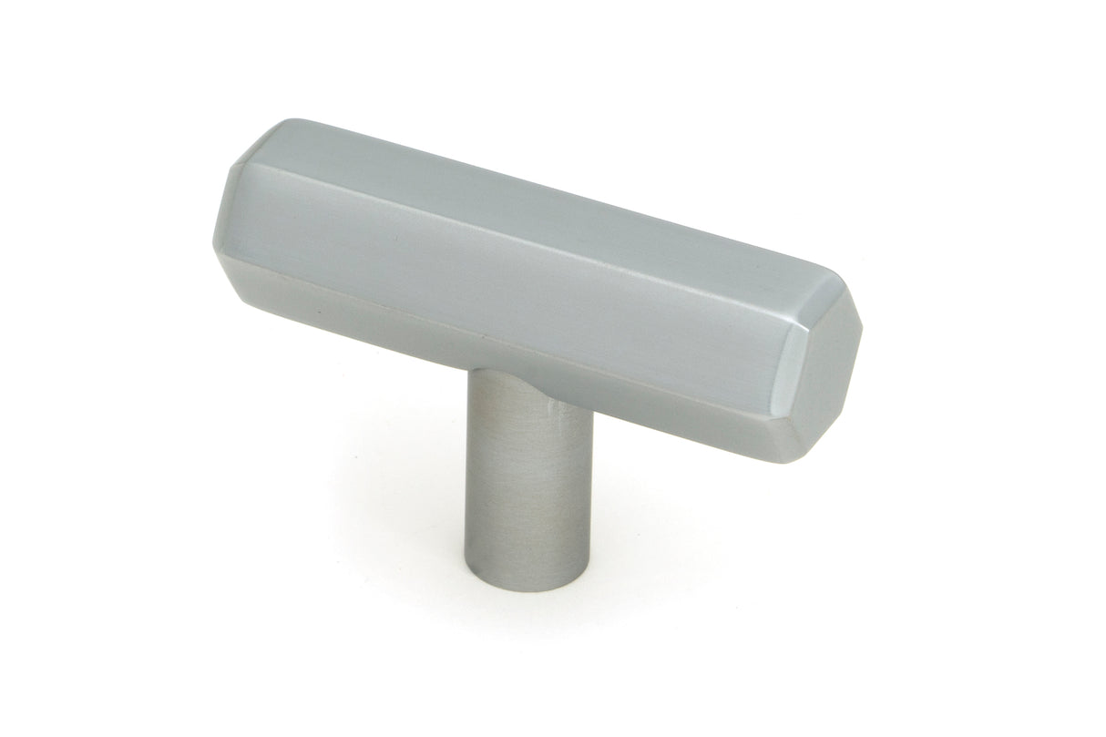 From The Anvil - Satin Chrome Kahlo T-Bar | Sku. 50547 | Trade Door Handles.