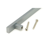 From The Anvil - Satin Chrome Scully Pull Handle - Small | Sku. 50548 | Trade Door Handles.