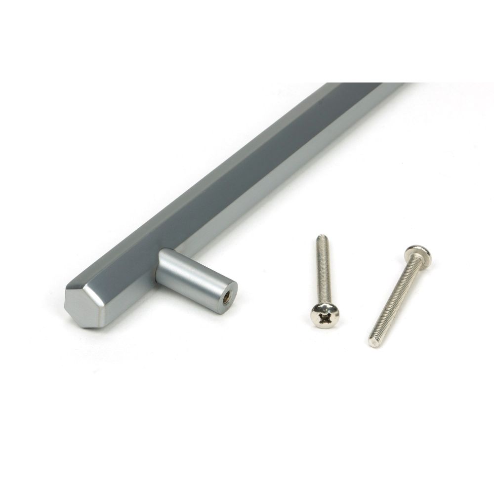 From The Anvil - Satin Chrome Kahlo Pull Handle - Medium | Sku. 50552 | Trade Door Handles.