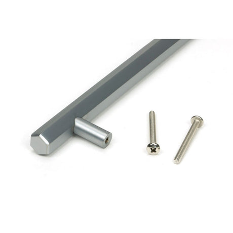 From The Anvil - Satin Chrome Kahlo Pull Handle - Large | Sku. 50553 | Trade Door Handles.