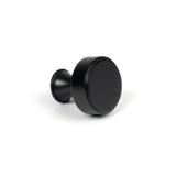 From The Anvil - Matt Black Scully Cabinet Knob - 25mm | Sku. 50554 | Trade Door Handles.