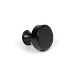 From The Anvil - Matt Black Scully Cabinet Knob - 25mm | Sku. 50554 | Trade Door Handles.
