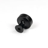 From The Anvil - Matt Black Scully Cabinet Knob - 25mm | Sku. 50554 | Trade Door Handles.