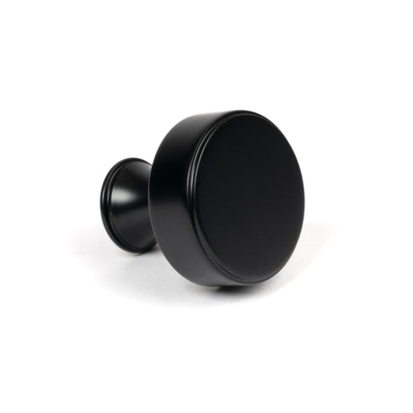 From The Anvil - Matt Black Scully Cabinet Knob - 32mm | Sku. 50555 | Trade Door Handles.