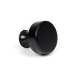 From The Anvil - Matt Black Scully Cabinet Knob - 32mm | Sku. 50555 | Trade Door Handles.