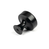 From The Anvil - Matt Black Scully Cabinet Knob - 32mm | Sku. 50555 | Trade Door Handles.