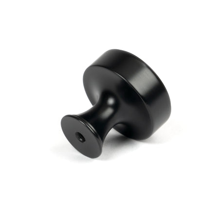 From The Anvil - Matt Black Scully Cabinet Knob - 32mm | Sku. 50555 | Trade Door Handles.