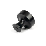 From The Anvil - Matt Black Scully Cabinet Knob - 32mm | Sku. 50555 | Trade Door Handles.
