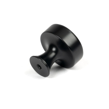From The Anvil - Matt Black Scully Cabinet Knob - 32mm | Sku. 50555 | Trade Door Handles.