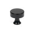 From The Anvil - Matt Black Scully Cabinet Knob - 32mm | Sku. 50555 | Trade Door Handles.