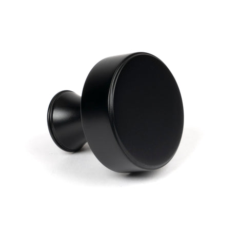 From The Anvil - Matt Black Scully Cabinet Knob - 38mm | Sku. 50556 | Trade Door Handles.