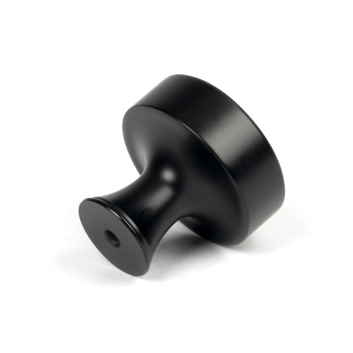 From The Anvil - Matt Black Scully Cabinet Knob - 38mm | Sku. 50556 | Trade Door Handles.