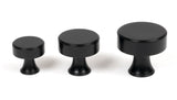 From The Anvil - Matt Black Scully Cabinet Knob - 38mm | Sku. 50556 | Trade Door Handles.