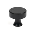 From The Anvil - Matt Black Scully Cabinet Knob - 38mm | Sku. 50556 | Trade Door Handles.