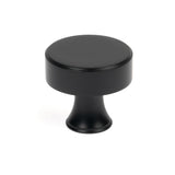 From The Anvil - Matt Black Scully Cabinet Knob - 38mm | Sku. 50556 | Trade Door Handles.