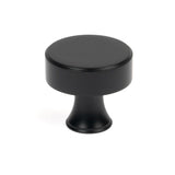 From The Anvil - Matt Black Scully Cabinet Knob - 38mm | Sku. 50556 | Trade Door Handles.