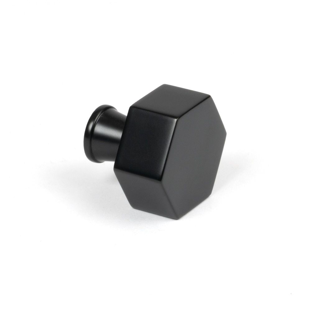 From The Anvil - Matt Black Kahlo Cabinet Knob - 32mm | Sku. 50558 | Trade Door Handles.