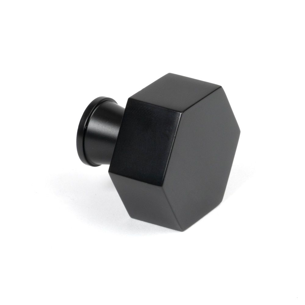 From The Anvil - Matt Black Kahlo Cabinet Knob - 38mm | Sku. 50559 | Trade Door Handles.