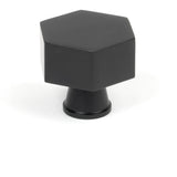 From The Anvil - Matt Black Kahlo Cabinet Knob - 38mm | Sku. 50559 | Trade Door Handles.