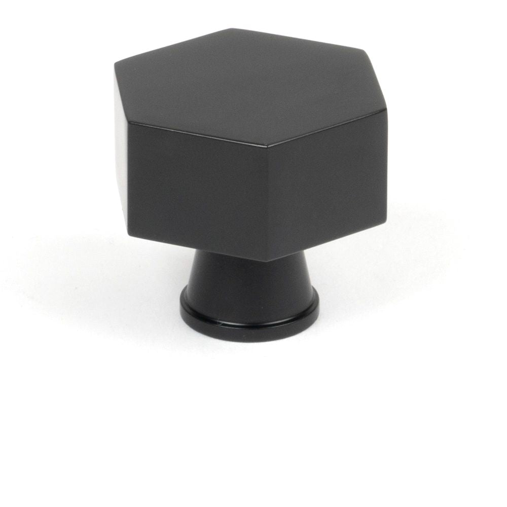 From The Anvil - Matt Black Kahlo Cabinet Knob - 38mm | Sku. 50559 | Trade Door Handles.