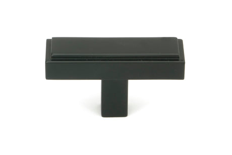 From The Anvil - Matt Black Scully T-Bar | Sku. 50560 | Trade Door Handles.